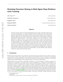 Revisiting Parameter Sharing in Multi-Agent Deep Reinforcement Learning