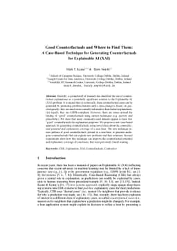 Good Counterfactuals and Where to Find Them: A Case-Based Technique for
  Generating Counterfactuals for Explainable AI (XAI)