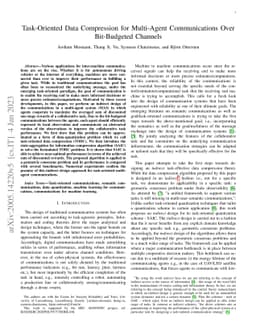 Task-Oriented Data Compression for Multi-Agent Communications Over
  Bit-Budgeted Channels