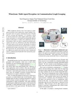 When2com: Multi-Agent Perception via Communication Graph Grouping