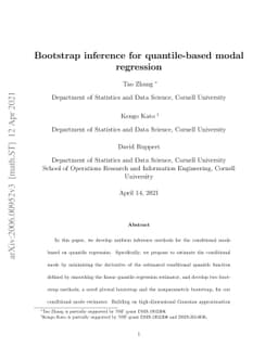Bootstrap inference for quantile-based modal regression