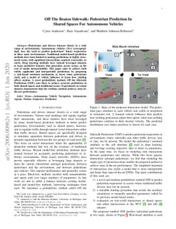 Off The Beaten Sidewalk: Pedestrian Prediction In Shared Spaces For
  Autonomous Vehicles