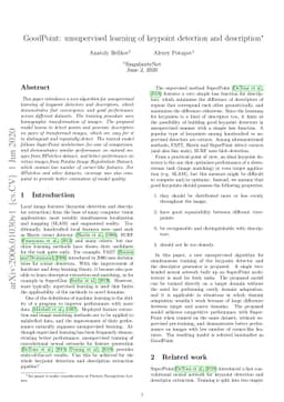 GoodPoint: unsupervised learning of keypoint detection and description