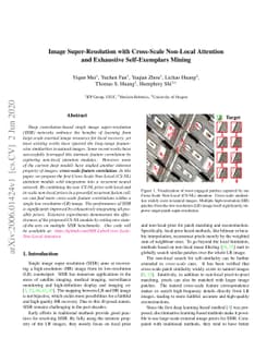 Image Super-Resolution with Cross-Scale Non-Local Attention and
  Exhaustive Self-Exemplars Mining