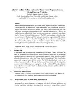 A Review on End-To-End Methods for Brain Tumor Segmentation and Overall
  Survival Prediction