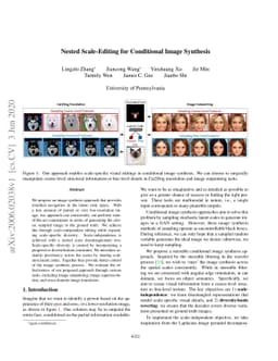 Nested Scale Editing for Conditional Image Synthesis