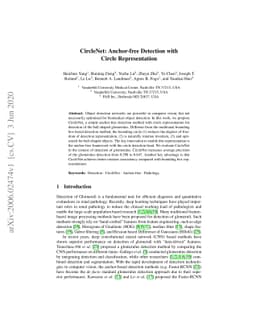 CircleNet: Anchor-free Detection with Circle Representation