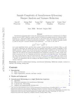 Sample Complexity of Asynchronous Q-Learning: Sharper Analysis and
  Variance Reduction