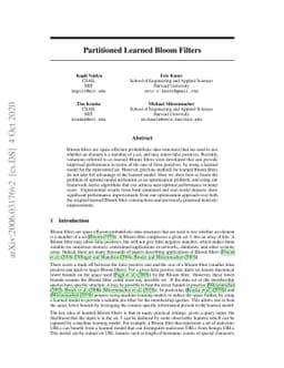 Partitioned Learned Bloom Filter