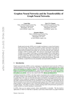 Graphon Neural Networks and the Transferability of Graph Neural Networks