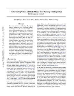 Hallucinating Value: A Pitfall of Dyna-style Planning with Imperfect
  Environment Models