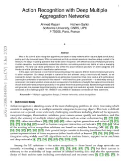 Action Recognition with Deep Multiple Aggregation Networks