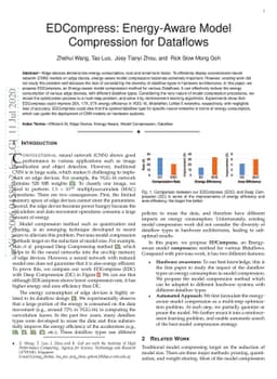 EDCompress: Energy-Aware Model Compression for Dataflows