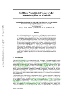 SoftFlow: Probabilistic Framework for Normalizing Flow on Manifolds