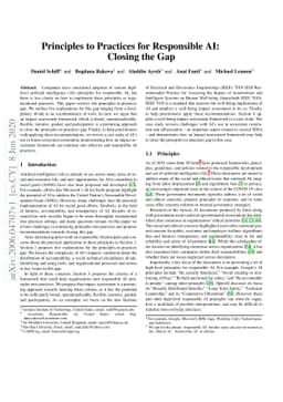 Principles to Practices for Responsible AI: Closing the Gap
