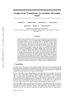Graph-Aware Transformer: Is Attention All Graphs Need?
