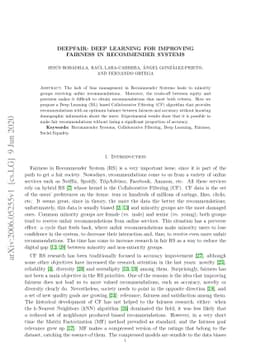DeepFair: Deep Learning for Improving Fairness in Recommender Systems