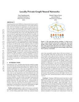 Locally Private Graph Neural Networks