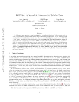 DNF-Net: A Neural Architecture for Tabular Data