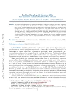 Conditional Sampling with Monotone GANs: from Generative Models to
  Likelihood-Free Inference