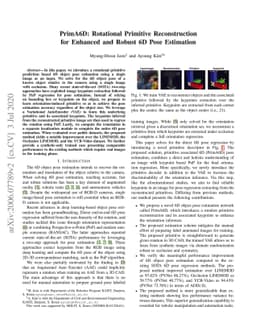 PrimA6D: Rotational Primitive Reconstruction for Enhanced and Robust 6D
  Pose Estimation
