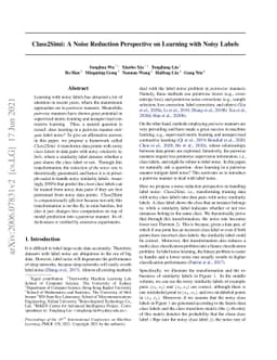 Class2Simi: A Noise Reduction Perspective on Learning with Noisy Labels