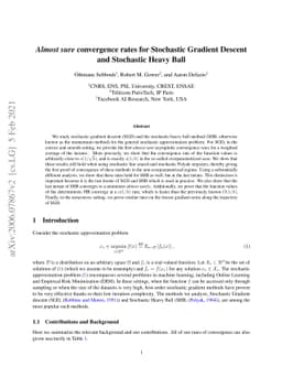 Almost sure convergence rates for Stochastic Gradient Descent and
  Stochastic Heavy Ball