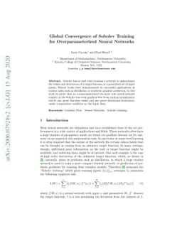Global Convergence of Sobolev Training for Overparameterized Neural
  Networks