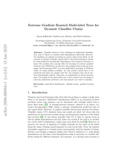 Extreme Gradient Boosted Multi-label Trees for Dynamic Classifier Chains