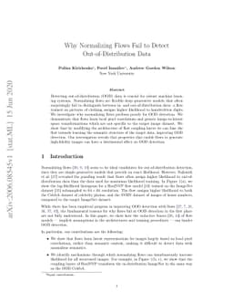 Why Normalizing Flows Fail to Detect Out-of-Distribution Data