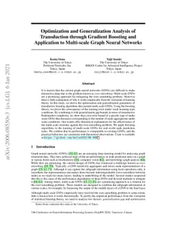 Optimization and Generalization Analysis of Transduction through
  Gradient Boosting and Application to Multi-scale Graph Neural Networks