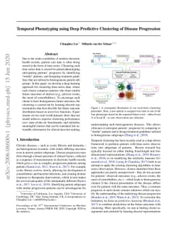 Temporal Phenotyping using Deep Predictive Clustering of Disease
  Progression
