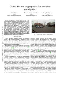 Global Feature Aggregation for Accident Anticipation
