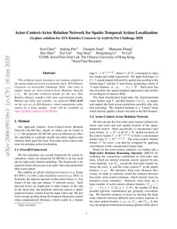 1st place solution for AVA-Kinetics Crossover in AcitivityNet Challenge
  2020