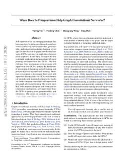 When Does Self-Supervision Help Graph Convolutional Networks?