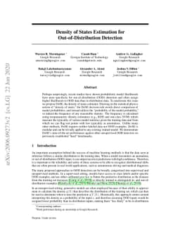 Density of States Estimation for Out-of-Distribution Detection
