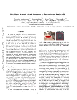 LiDARsim: Realistic LiDAR Simulation by Leveraging the Real World