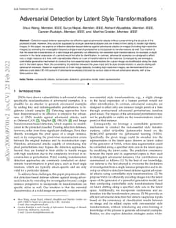 Adversarial Defense by Latent Style Transformations
