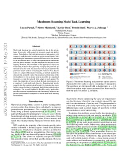 Maximum Roaming Multi-Task Learning