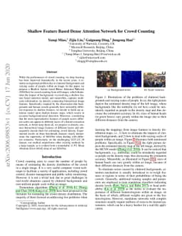 Shallow Feature Based Dense Attention Network for Crowd Counting