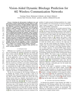 Vision-Aided Dynamic Blockage Prediction for 6G Wireless Communication
  Networks