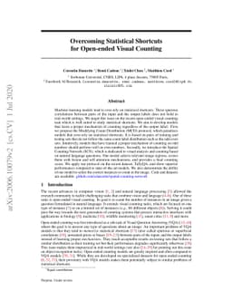 Overcoming Statistical Shortcuts for Open-ended Visual Counting
