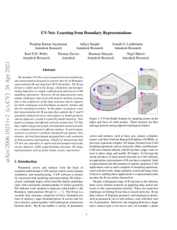 UV-Net: Learning from Boundary Representations