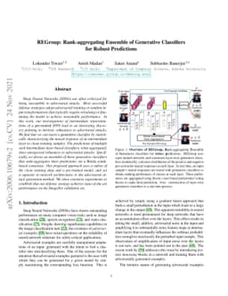 REGroup: Rank-aggregating Ensemble of Generative Classifiers for Robust
  Predictions
