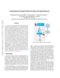 Compositional Learning of Image-Text Query for Image Retrieval