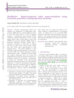 iSeeBetter: Spatio-temporal video super-resolution using recurrent
  generative back-projection networks
