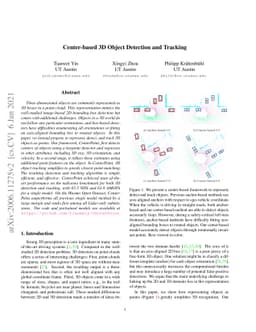 Center-based 3D Object Detection and Tracking
