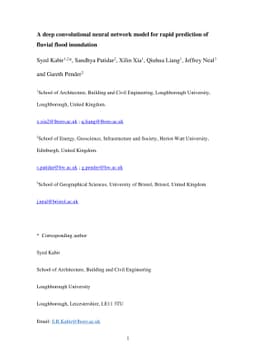 A deep convolutional neural network model for rapid prediction of
  fluvial flood inundation