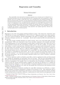 Regression and Causality