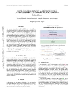 Sound Event Localization and Detection Using Activity-Coupled Cartesian
  DOA Vector and RD3net